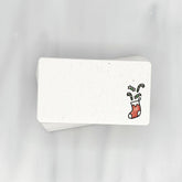 Red Christmas Stocking - Mini Note Cards (Pack of 56)