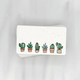 Line of Cacti - Mini Note Cards (Pack of 56)
