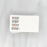 Colorful Hip Hip Hooray - Mini Note Cards (Pack of 56)