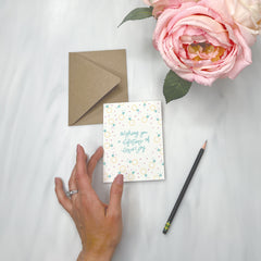 Sparkly Engagement Rings - Wedding Greeting Card