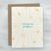 Sending you Sunshine - Encouragement / Thinking of You Card