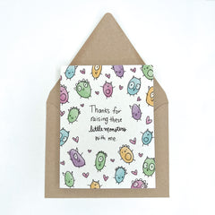 Little Monsters- Mother's / Father's Day Card
