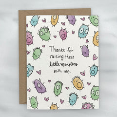 Little Monsters- Mother's / Father's Day Card