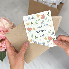 Floral Wishes - Mother's Day Card