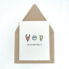 Lock, Shock, & Barrel - Nightmare before Christmas Halloween Card