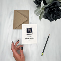 Beetlejuice Strange & Unusual - Halloween Card