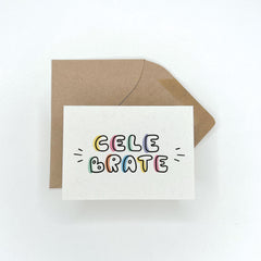 Colorful Celebrate - Gift Enclosure Card