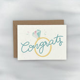Big Diamond Congrats - Bridal Enclosure Card