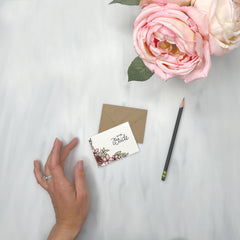 Bride in Bloom - Bridal Enclosure Card