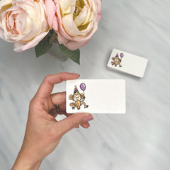 Party Animals (Monkey) - Mini Note Cards (Pack of 56)