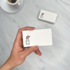 Spooky Cute Christmas Ghost - Mini Note Cards (Pack of 56)