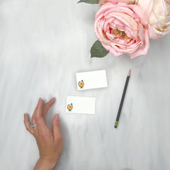 Fluffy Cute Chicken - Mini Note Cards (Pack of 56)