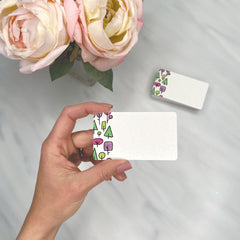 Geometric Spring Trees - Mini Note Cards (Pack of 56)