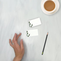 Corn Stalks - Mini Note Cards (Pack of 56)