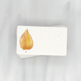 Golden Fall Leaf - Mini Note Cards (Pack of 56)