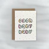 Oooh Baby Baby - Baby Shower Gift Enclosure Card