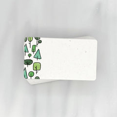 Geometric Summer Trees - Mini Note Cards (Pack of 56)