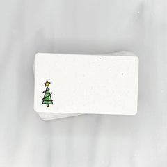 Green Christmas Tree- Mini Note Cards (Pack of 56)