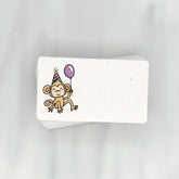 Party Animals (Monkey) - Mini Note Cards (Pack of 56)