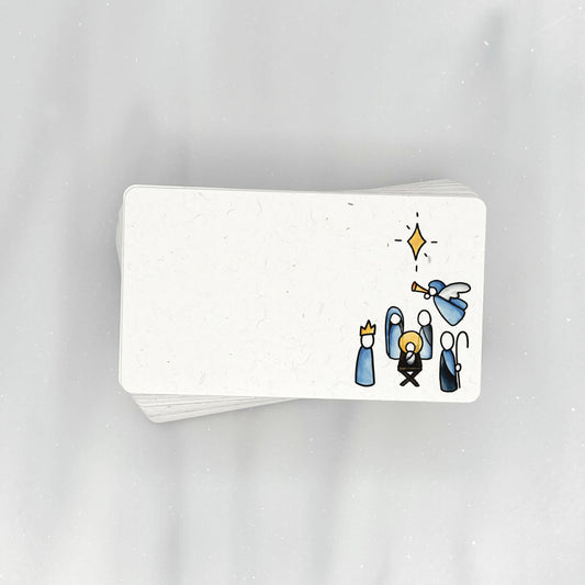 Simple Christmas Nativity - Mini Note Cards (Pack of 56)