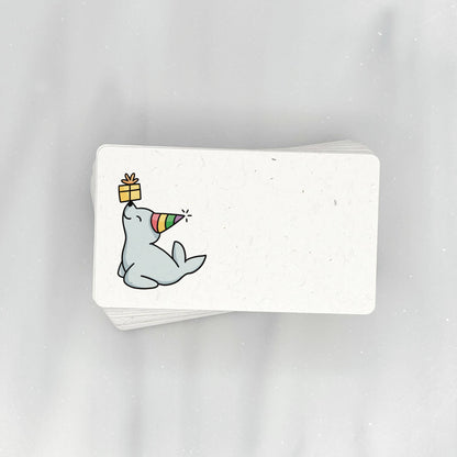 Party Animals (Seal) - Mini Note Cards (Pack of 56)