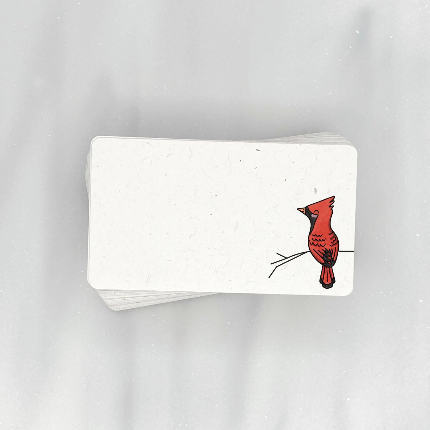 Beautiful Red Cardinal - Mini Note Cards (Pack of 56)