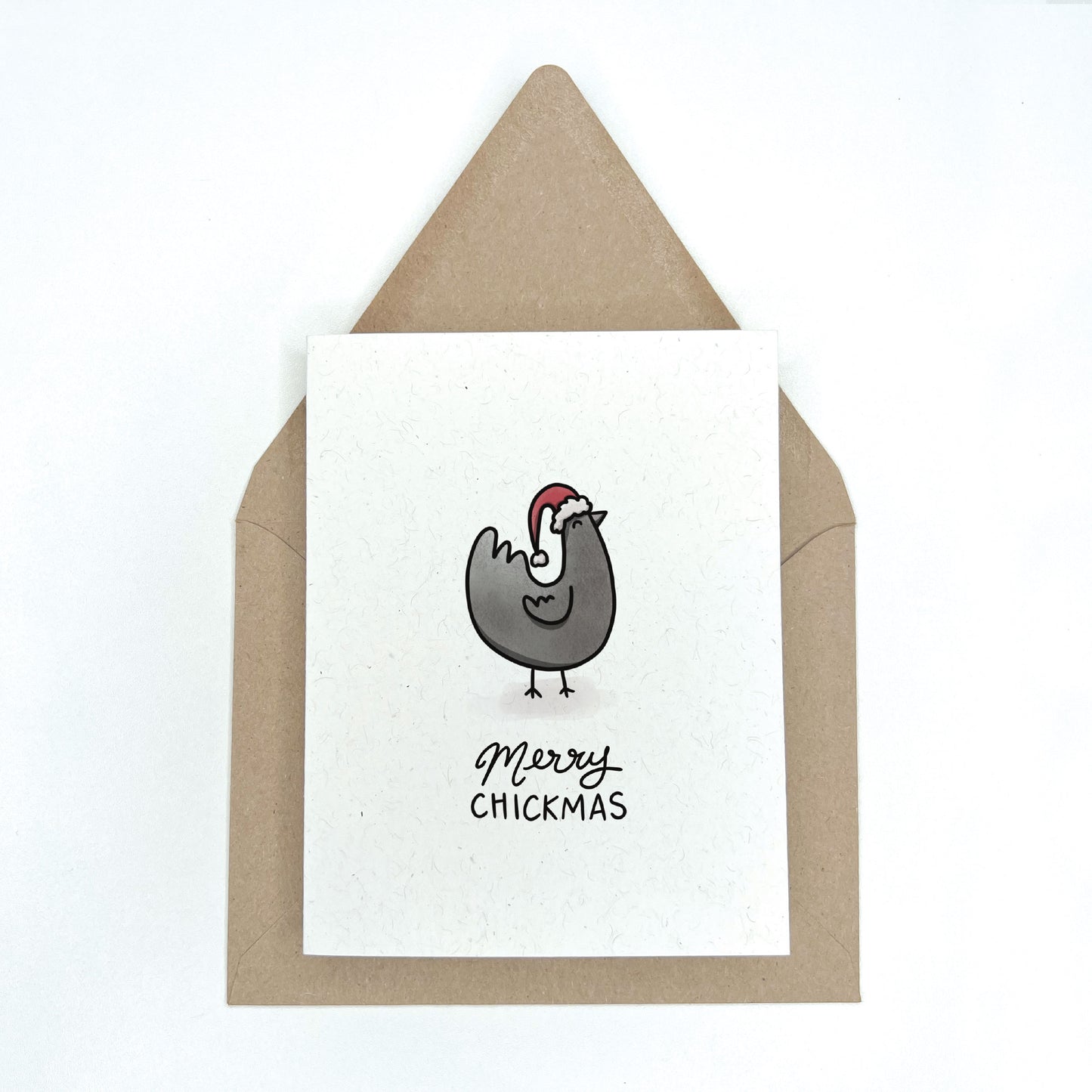 Merry Chickmas - Chicken Christmas Card