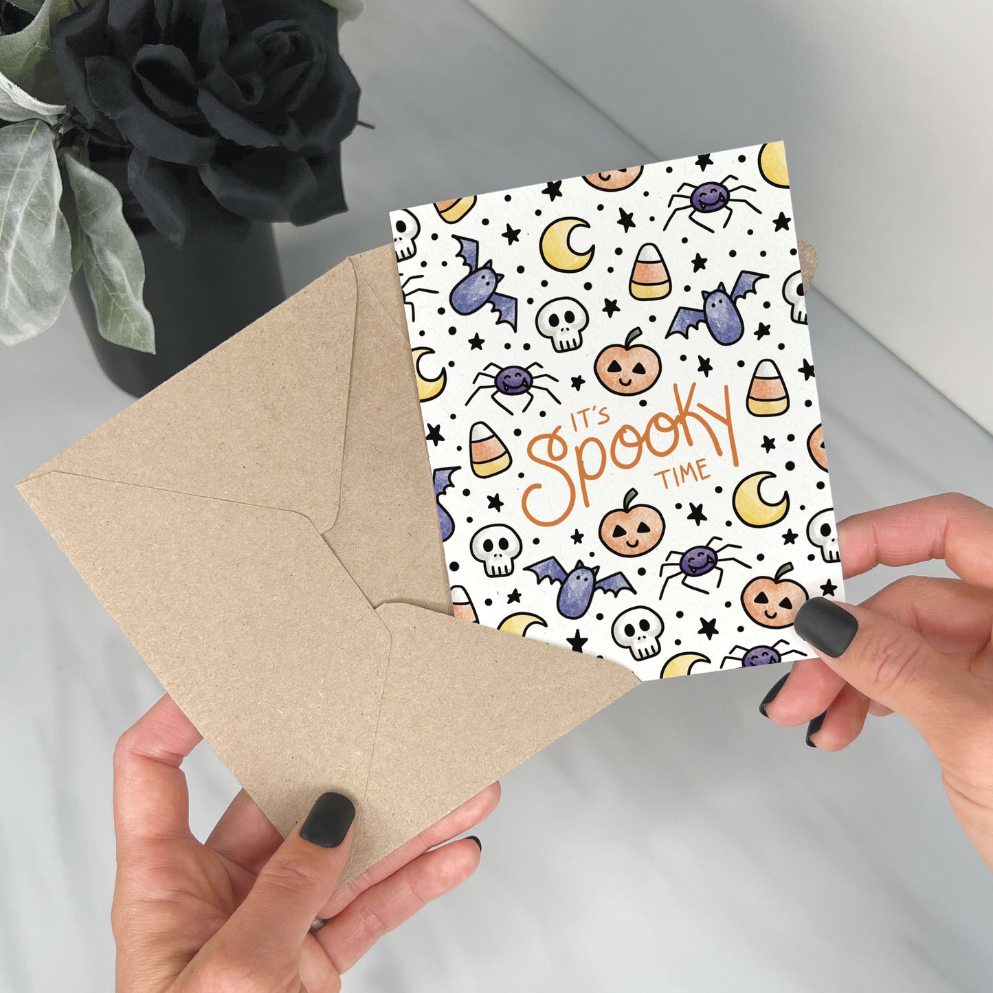 It's Spooky Time - Halloween Greeting Card