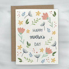 Floral Wishes - Mother's Day Card