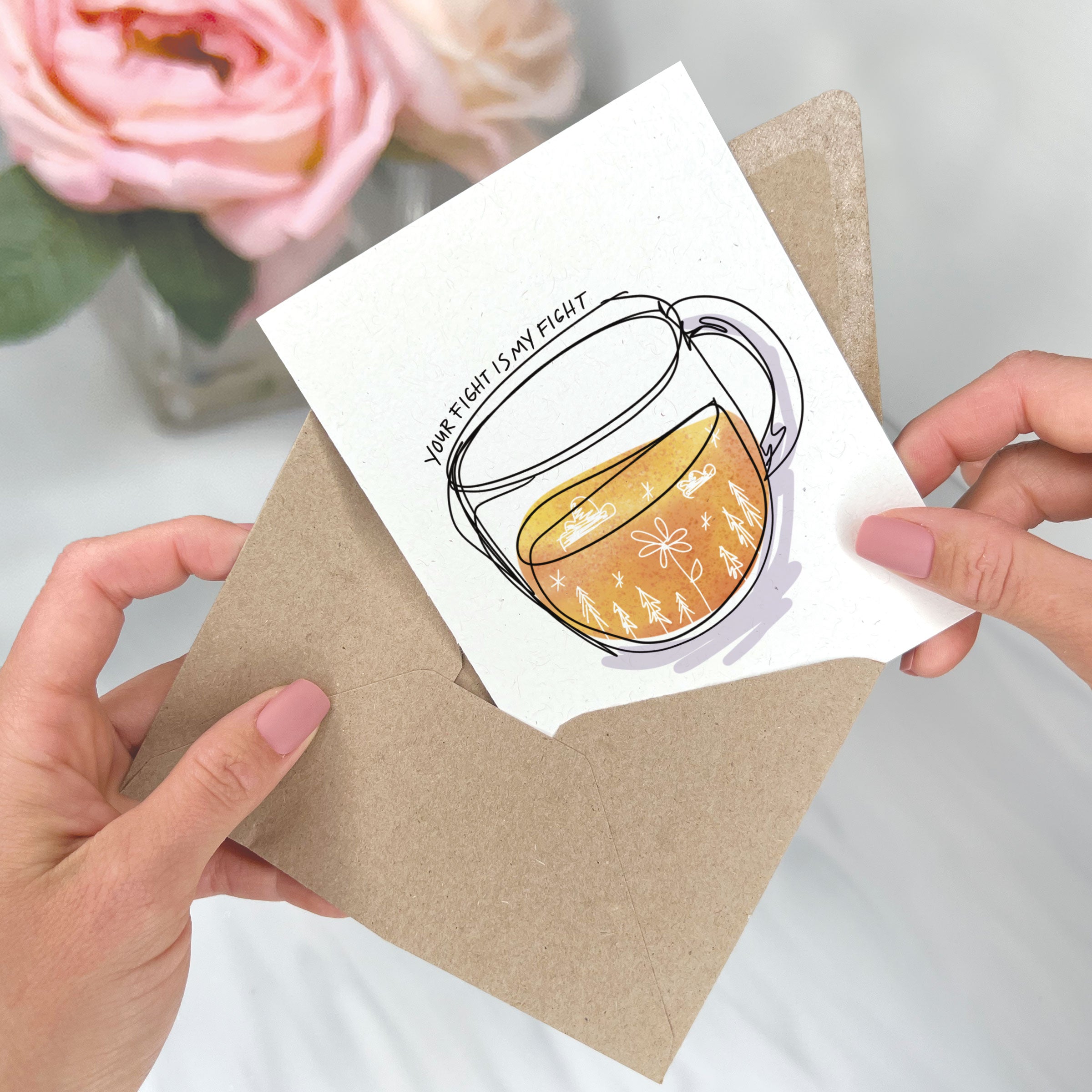 Your Fight is My Fight - Mental Health Greeting Card