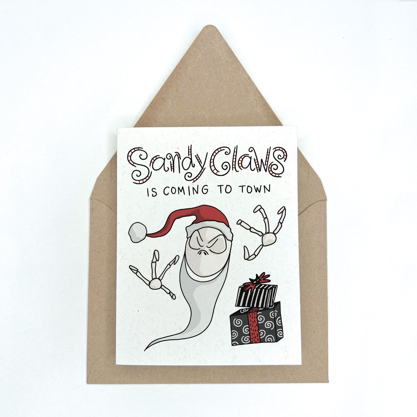 Sandy Claws - Nightmare Before Christmas Card