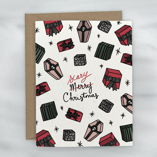 Scary Christmas - Nightmare before Christmas Card