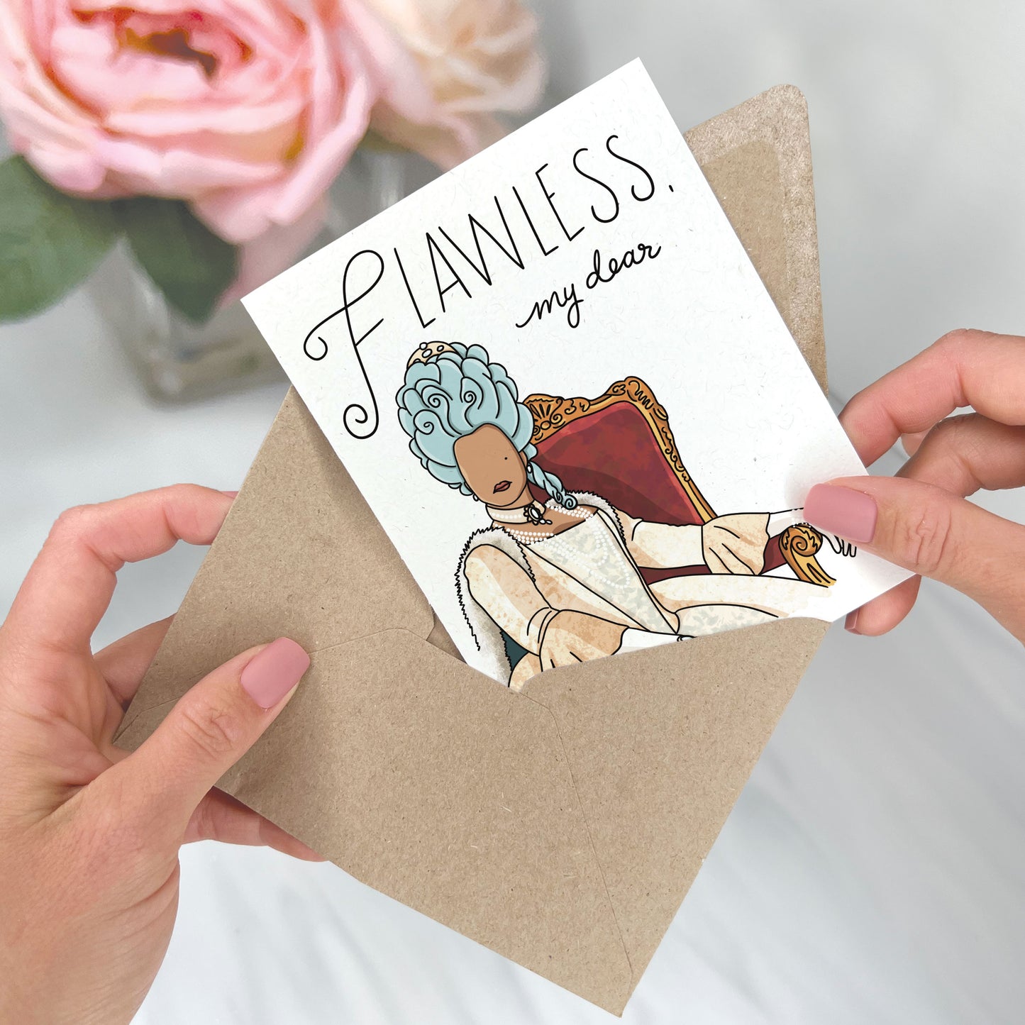 Flawless, my Dear Bridgerton Greeting Card