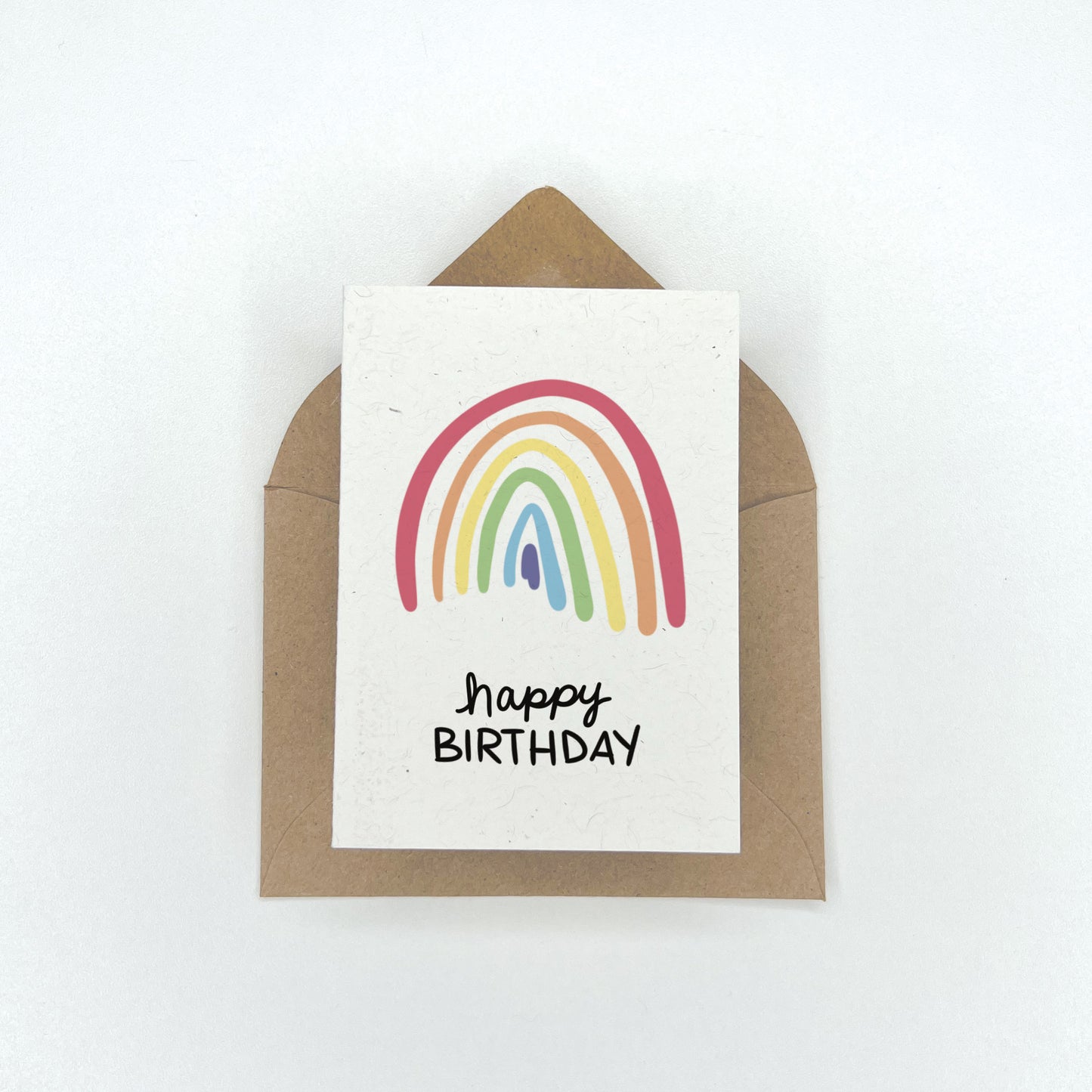 Colorful Birthday Rainbow - Birthday Gift Enclosure Card