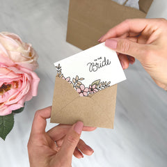 Bride in Bloom - Bridal Enclosure Card