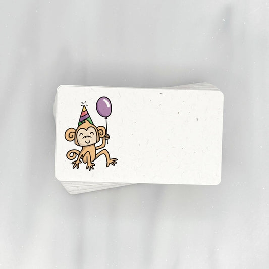 Party Animals (Monkey) - Mini Note Cards (Pack of 56)