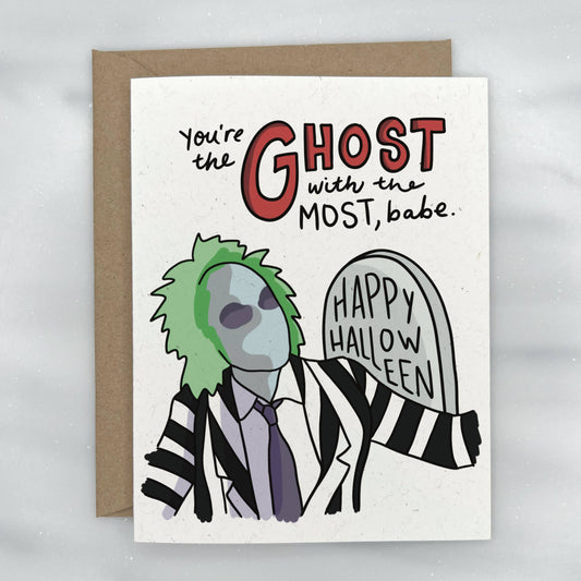 Love from Beetlejuice - Halloween Card