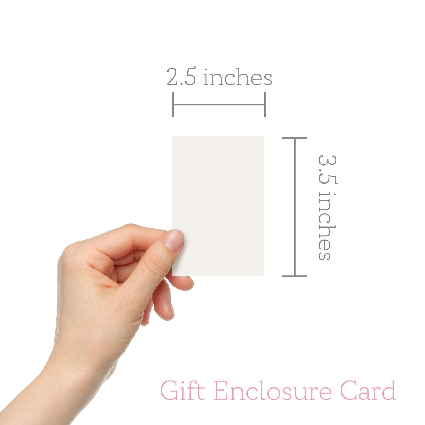 Pink Baby Feet - Baby Shower Gift Enclosure Card